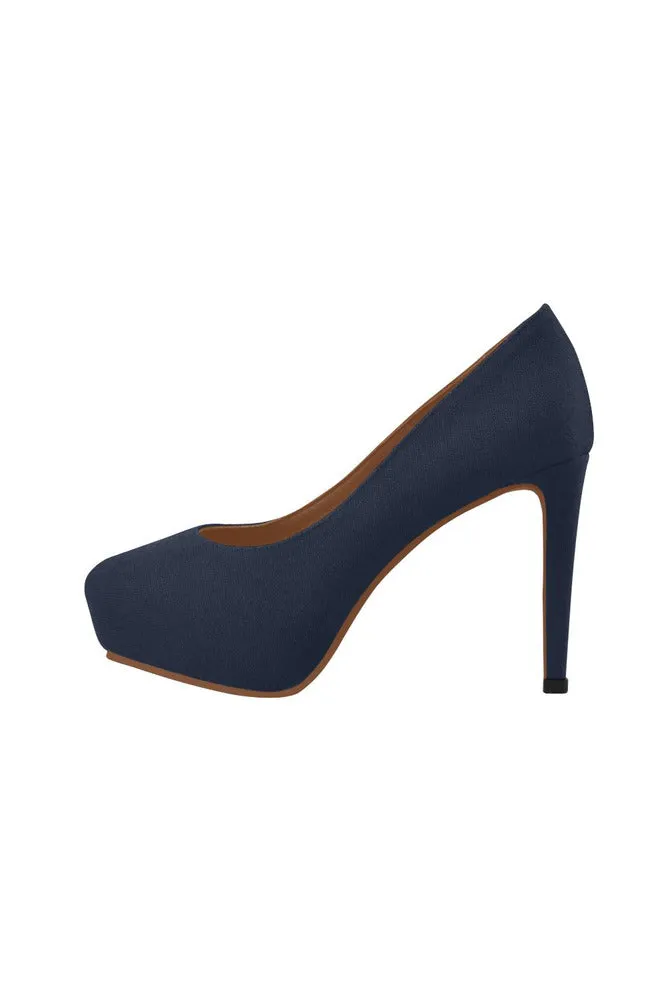 Blue Women's High Heels