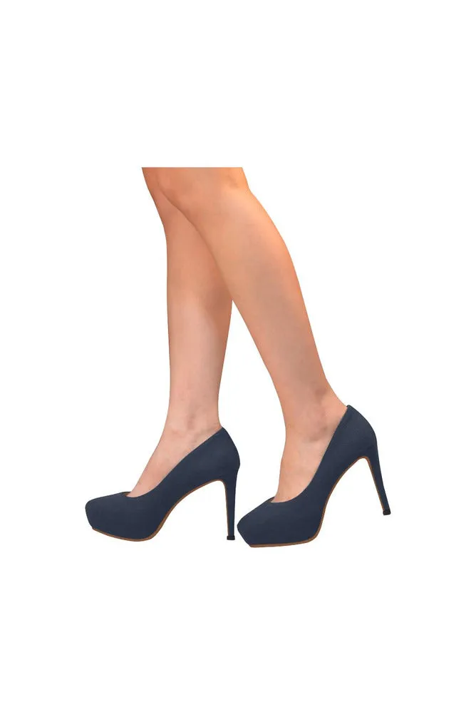 Blue Women's High Heels