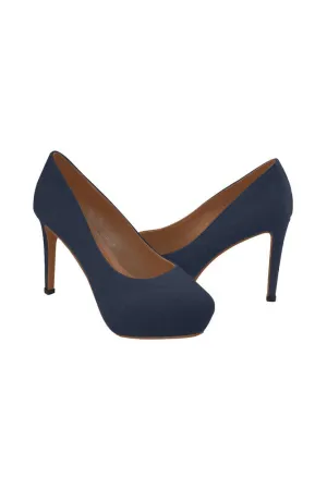 Blue Women's High Heels