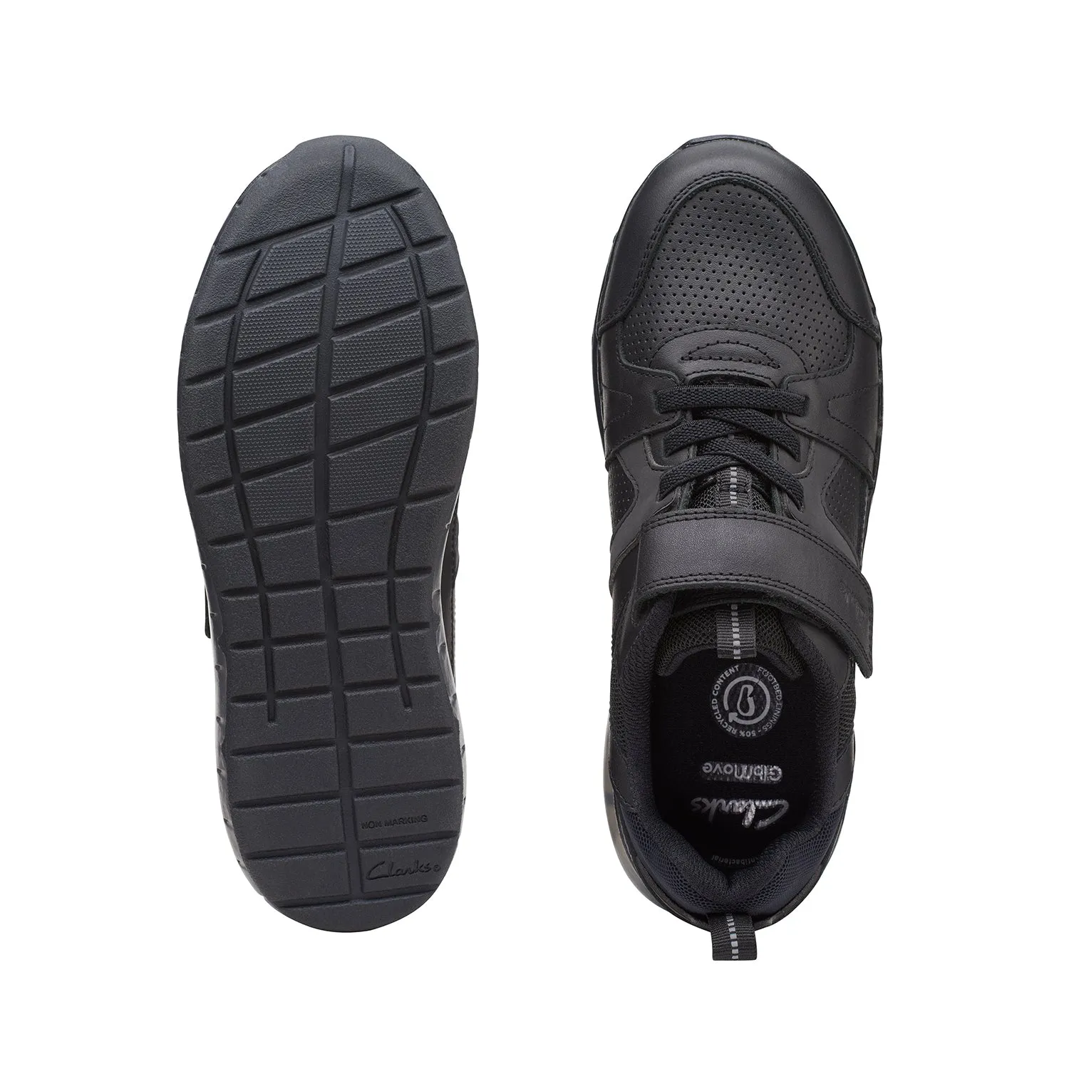 Boys - Spark Beam Older Black Leather