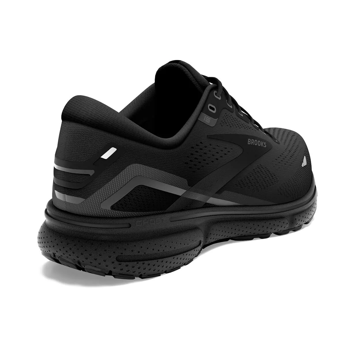 Brooks Ghost 15 Mens | Black/black/ebony