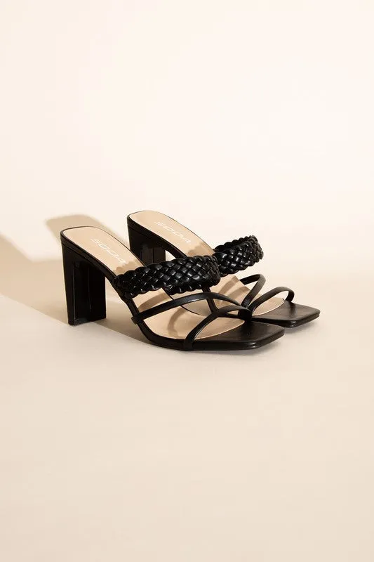 FS CLEARANCE CARMEN-S Braided Strap Sandal Heels