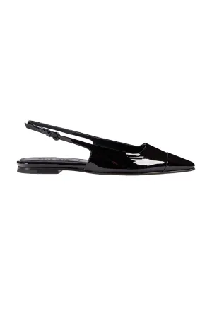 Tia Flat, Black Patent
